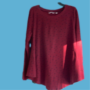 Any Body long sleeve star top L